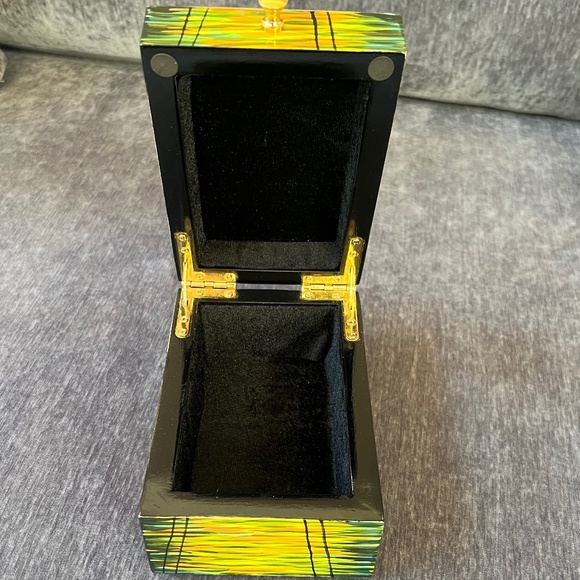 Vintage Erte Vincent Van Gogh "Cafe Terrace at Night" Trinket Jewelry Box - Picture 7 of 8